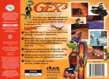 Gex 3 - Deep Cover Gecko (USA) box cover back